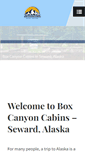 Mobile Screenshot of boxcanyoncabin.com